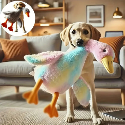 Pet Luxury Store™  - Soft Colorful Duck Plush Toy