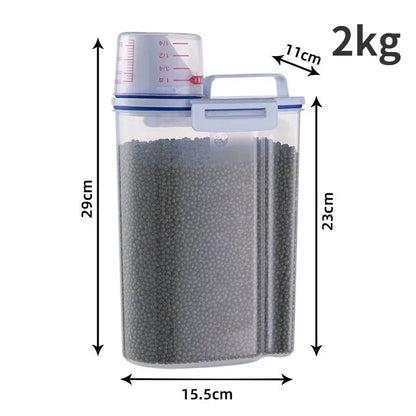 Pet Luxury Store™ -  Food Plastic Storage Tank