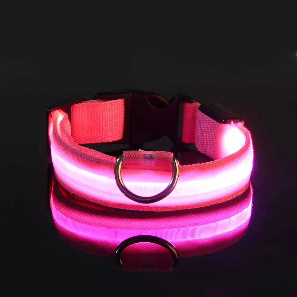 Pet Luxury Store™  - NYLON LED FLASHING COLLAR FOR DOGS