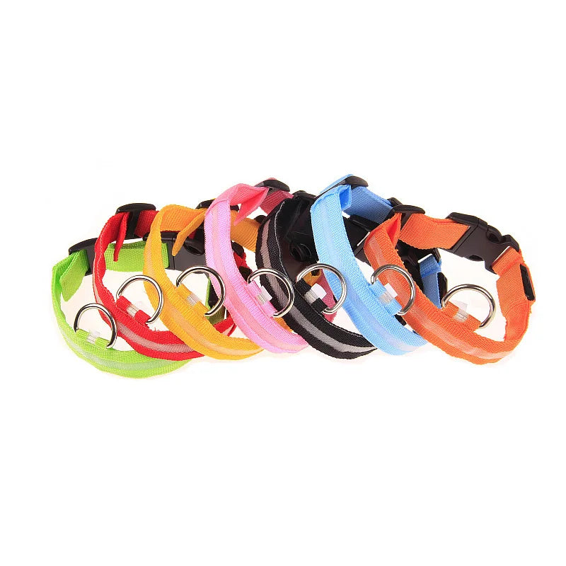 Pet Luxury Store™  - NYLON LED FLASHING COLLAR FOR DOGS