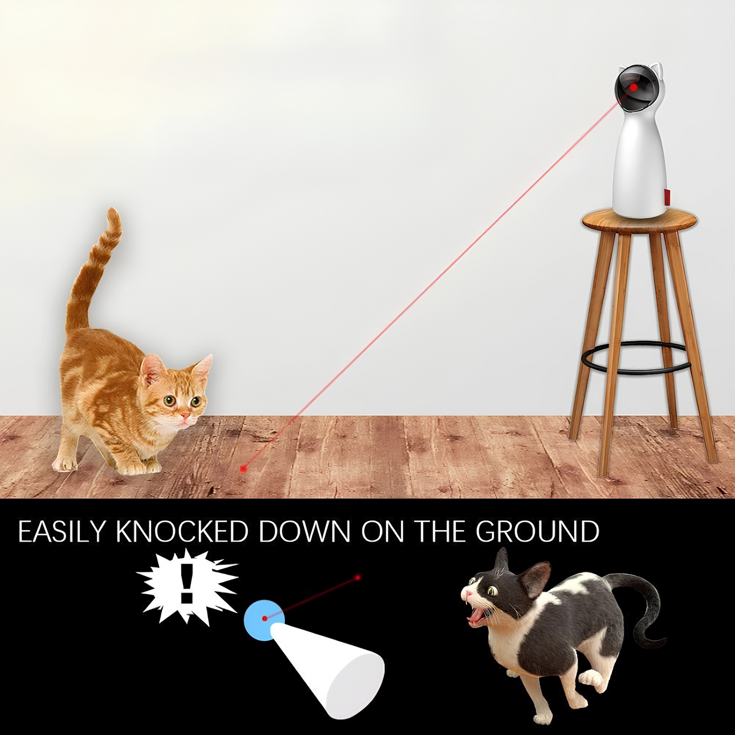 Pet Luxury Store™ Smart Play – Cat Laser Toy